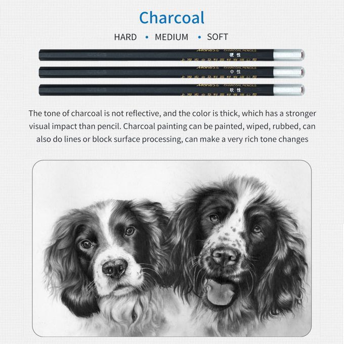 29PCS Pencil Set Drawing Sketching Charcoal Pencil Art