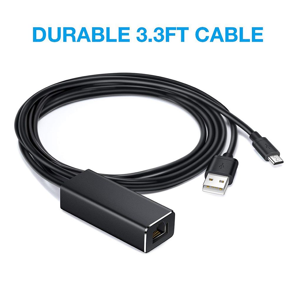 RJ45 Ethernet Adapters Micro USB To Offices Caring