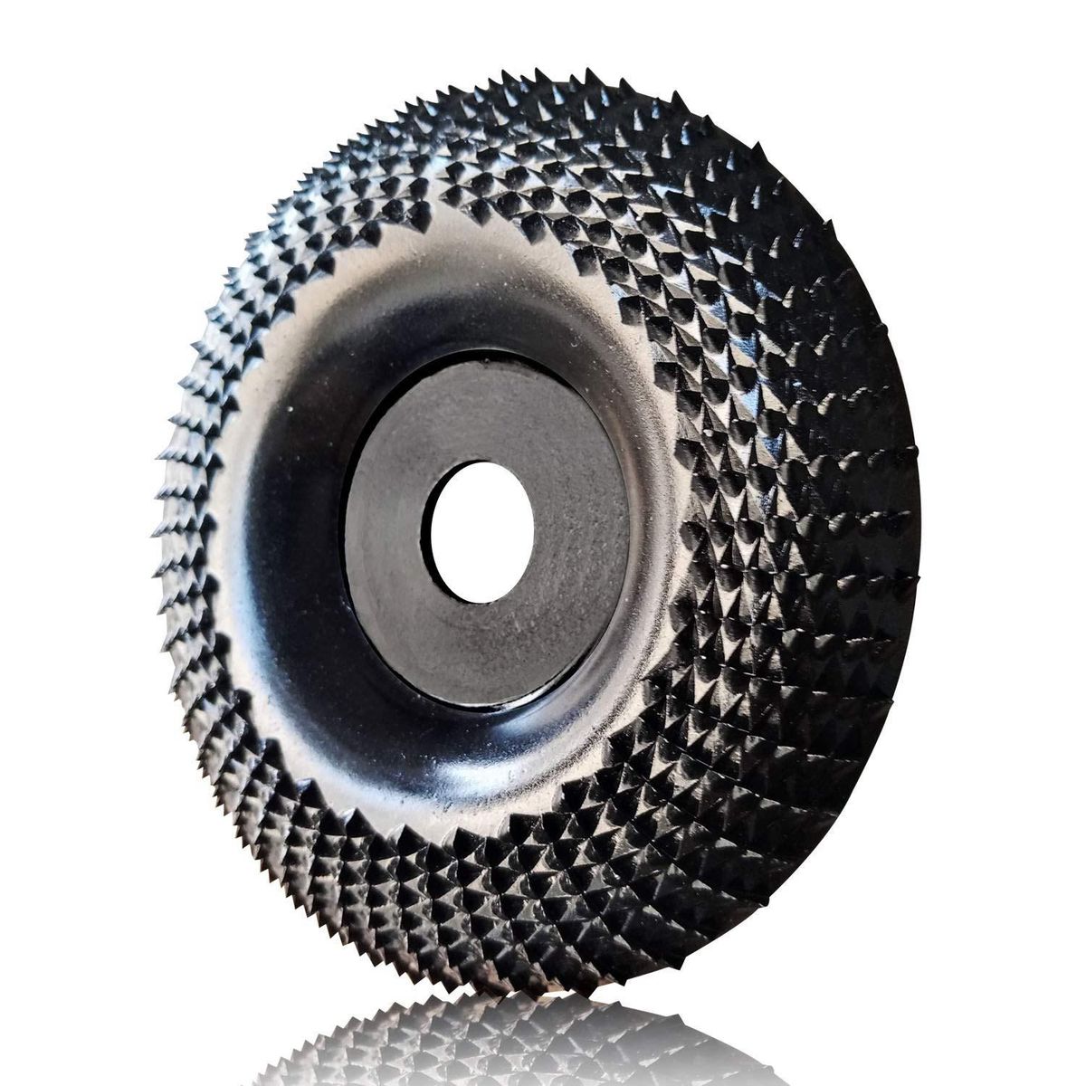 Grinder Wheel Disc 4 Inch Wood Shaping Wheel Wood Grinding Shaping Disk for Angle Grinders with 58inch Arbor