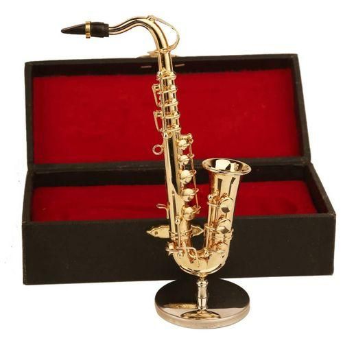 Copper Miniature Tenor Saxophone With Stand And Case Mini