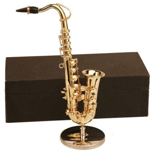 Copper Miniature Tenor Saxophone With Stand And Case Mini