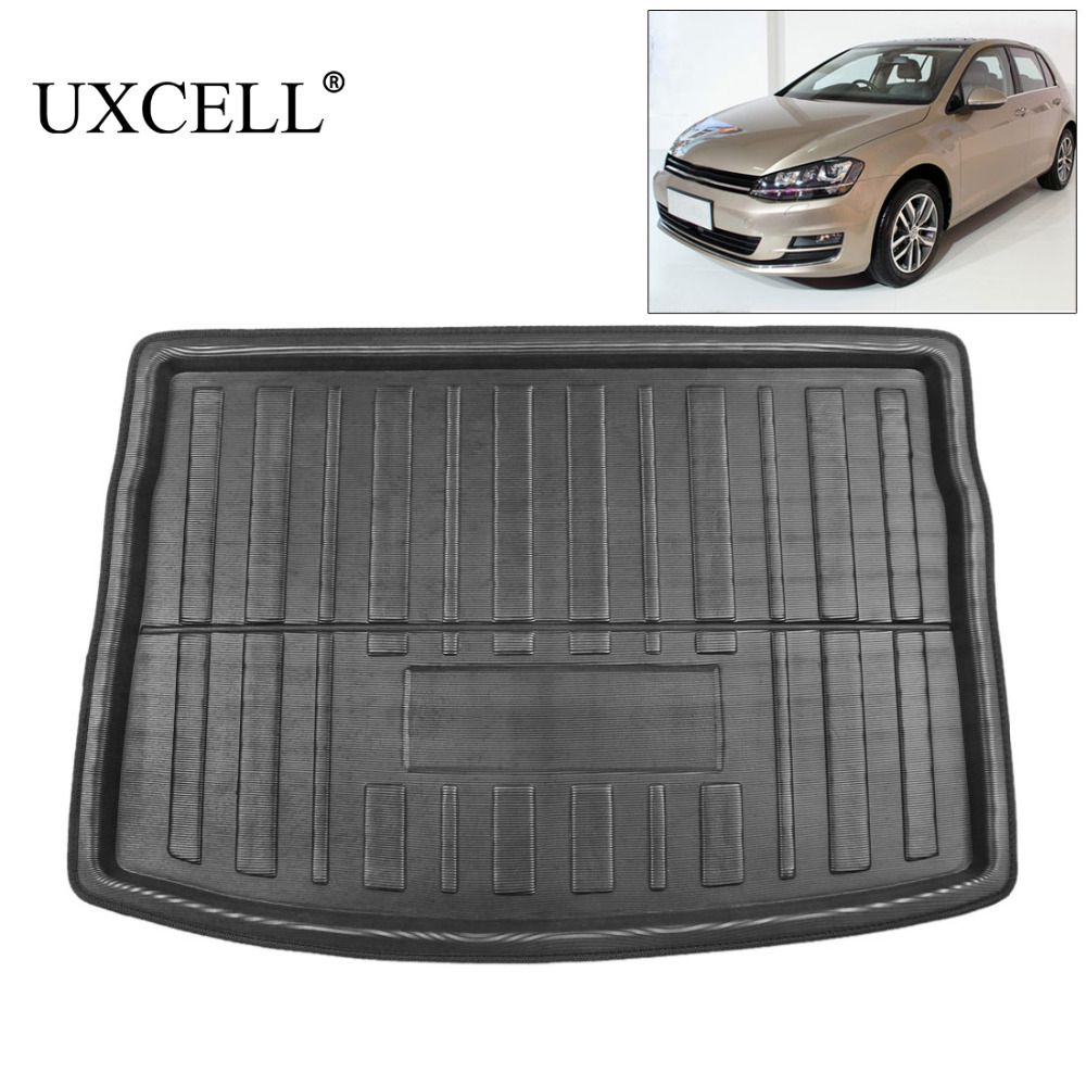 VW Tray 6 Mat Carpet Jetta Boot Tiguan Floor MK7 09-17 PE+EVA 7 Golf Liner UXCELL Cargo Rear Foam Plastic For Trunk Sedan Polo