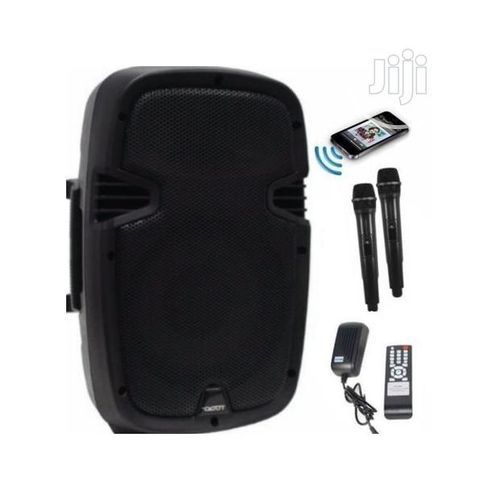 12'' Rechargeable PA System / 2 Microphones Multi-Function