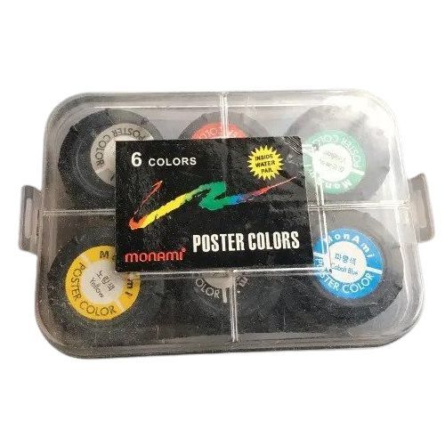 Monami Poster Colour X 6 Colours + Artist Brush