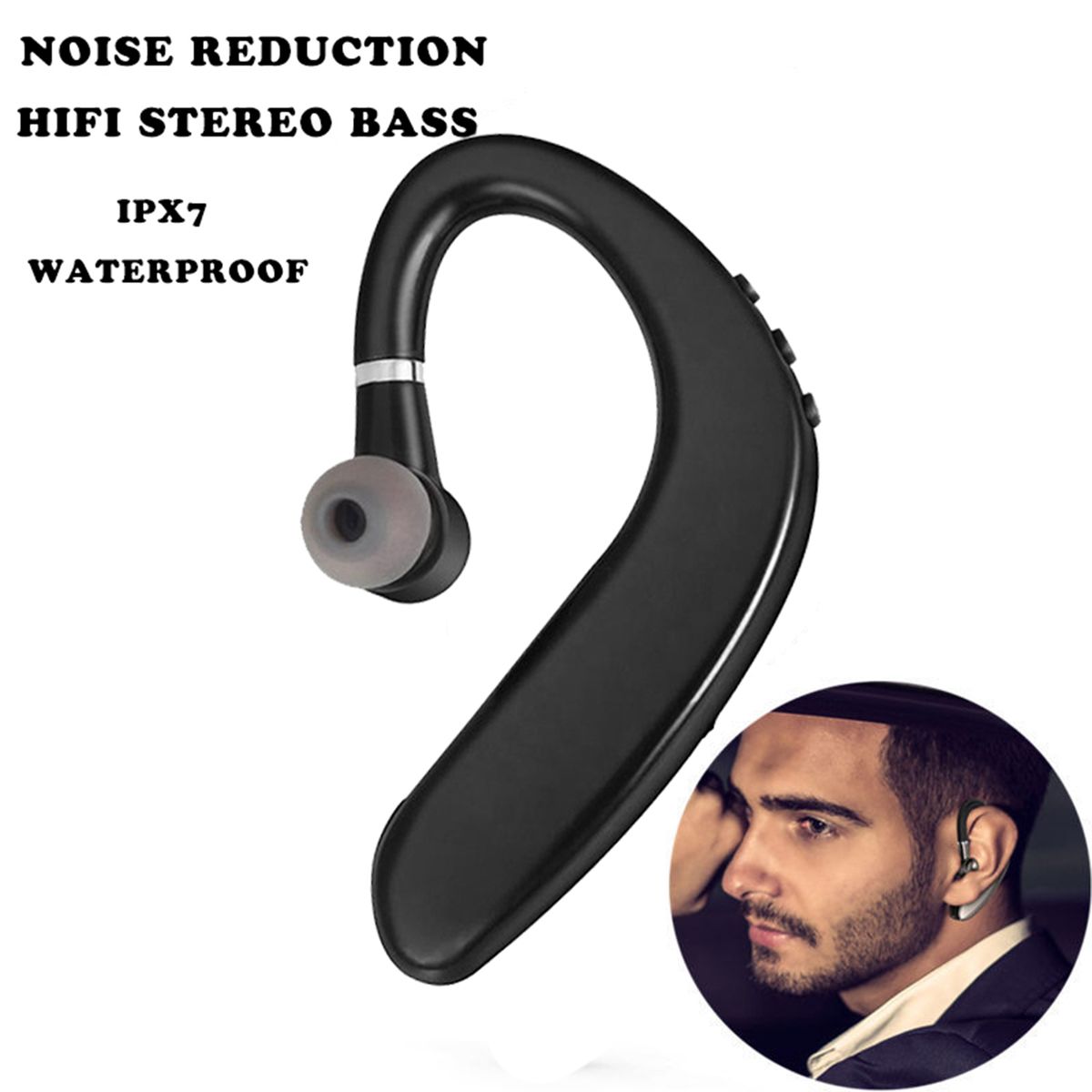 S109 BT Headset Single Ear Wireless Headphone Hands-free