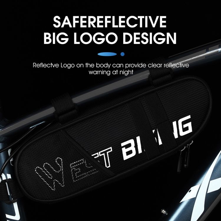 Bicycle Triangle Reflective Bag, Size: 1.3L