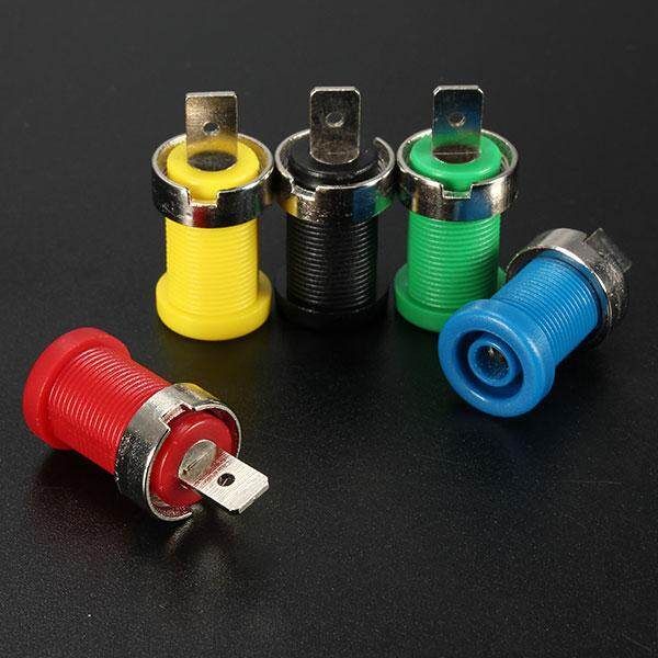 5pcs Connector Set Binding Post Banana Jack For 4mm Safety Protection Plug