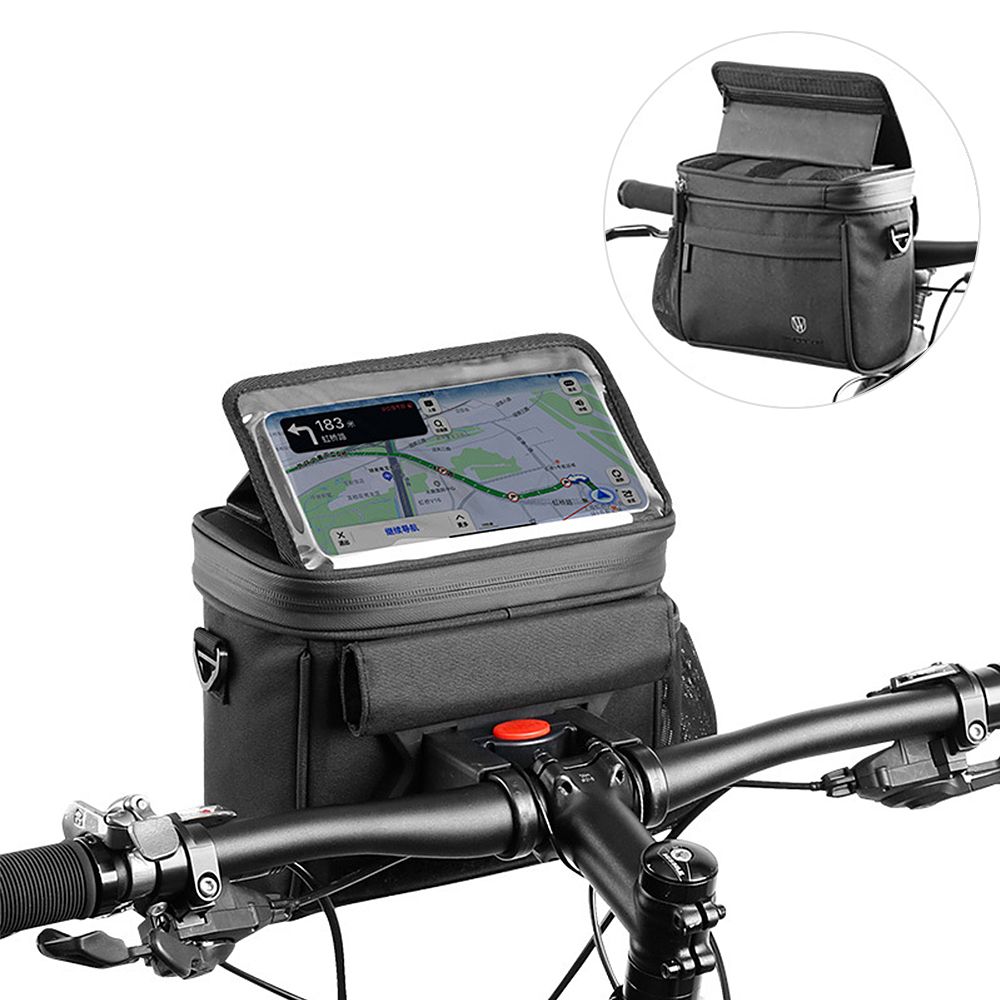 Touch Screen Bike Front Frame Bag Waterproof Bicycle Phone