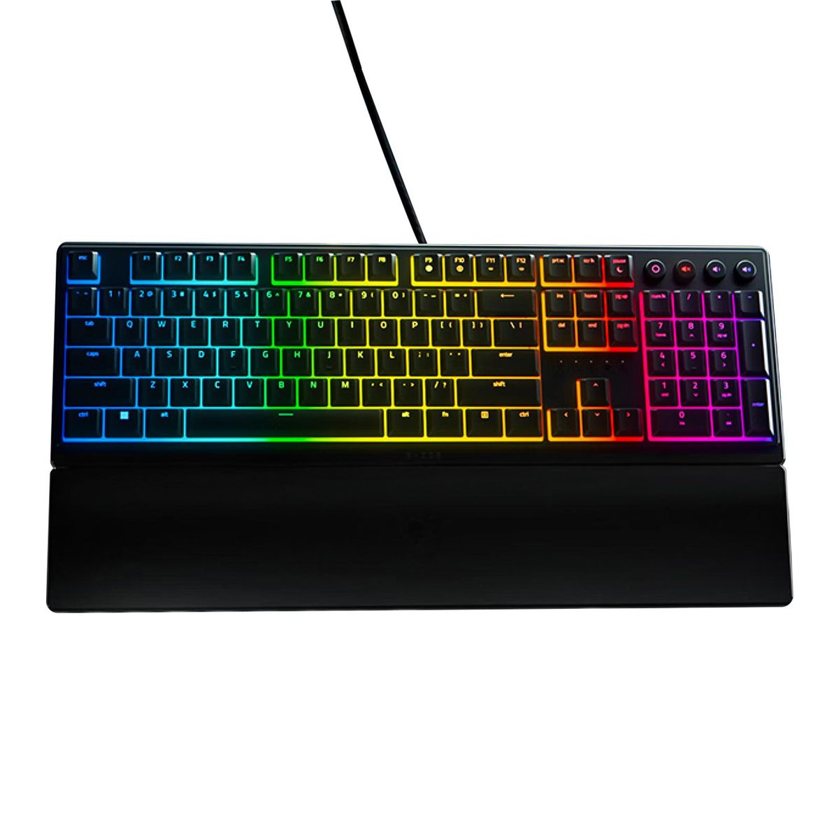 Razer V3 104 Keys Gaming Keyboard Razer Chroma RGB USB Wired Keyboard 1000Hz Mechanical Keyboard with Detachable Wrist Rest