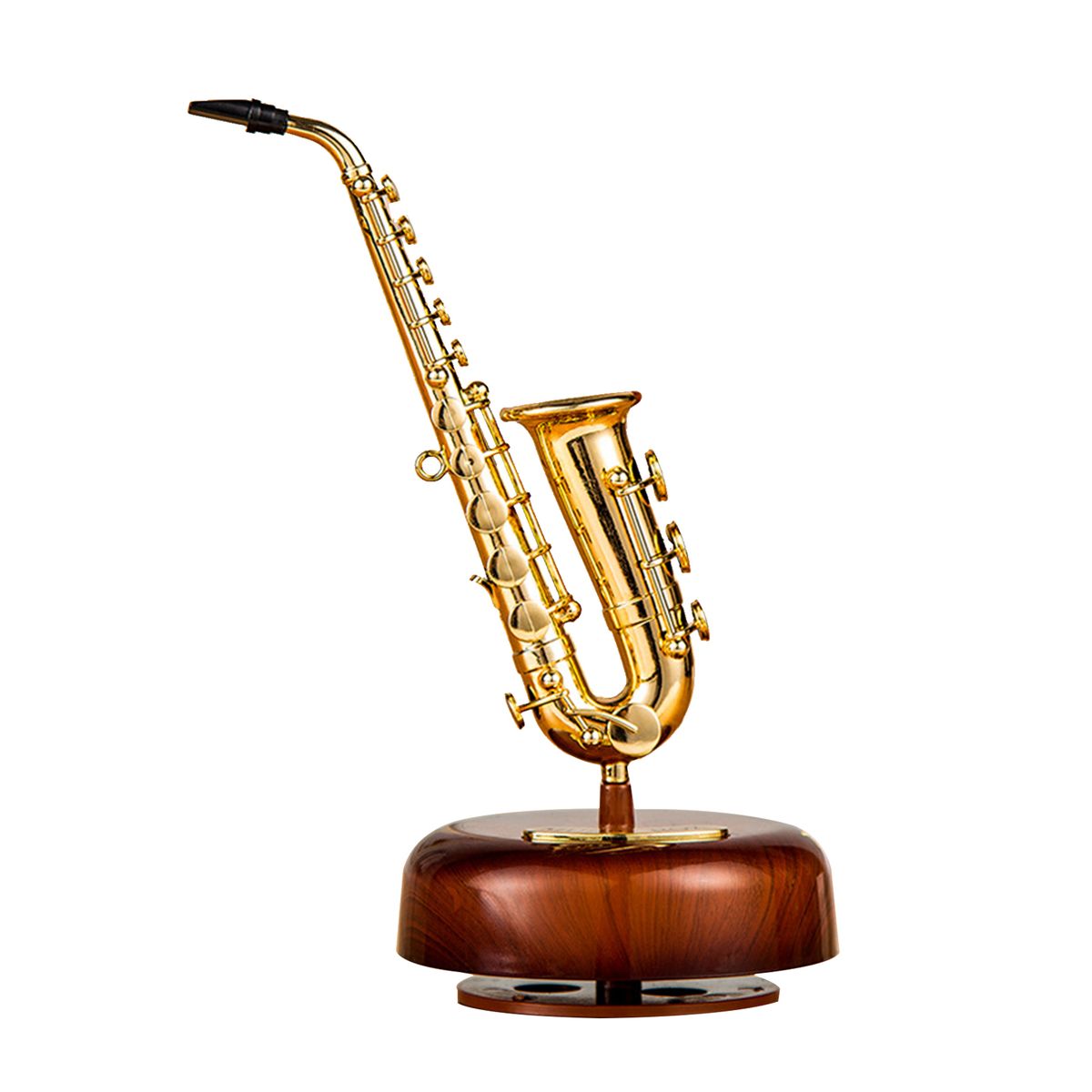 Saxophone Music Box Classical Wind Up Musicbox Twirling