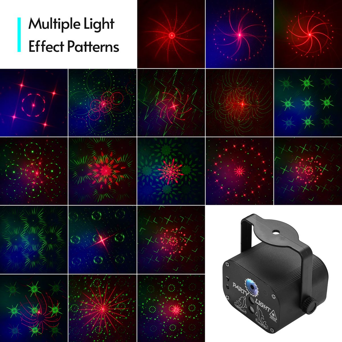 IGB-T818 Mini Projector Light Stage Beam Lights USB Powered