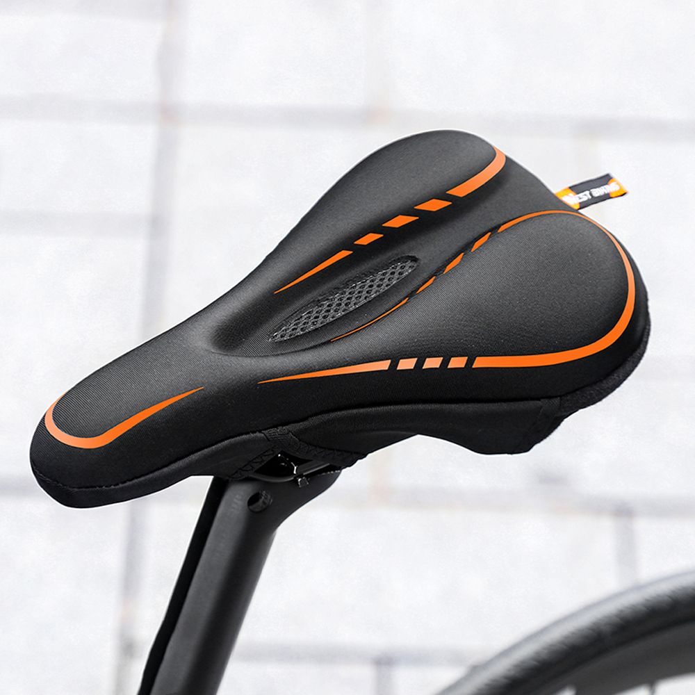 Thickened Bike Saddle Cover Soft Silicone Pad Road Bicycle
