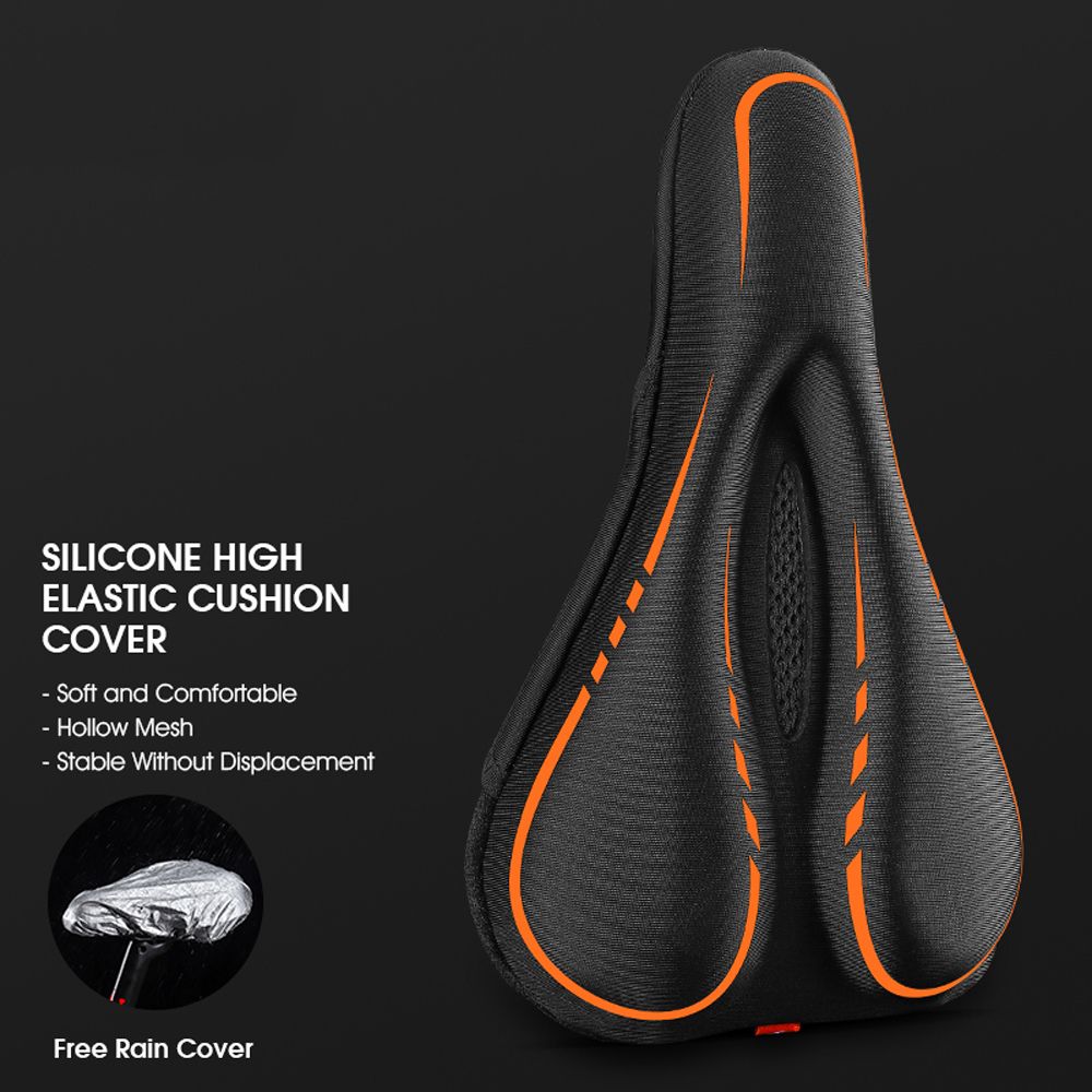 Thickened Bike Saddle Cover Soft Silicone Pad Road Bicycle