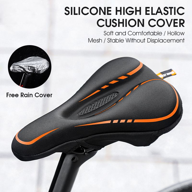 Thickened Bike Saddle Cover Soft Silicone Pad Road Bicycle