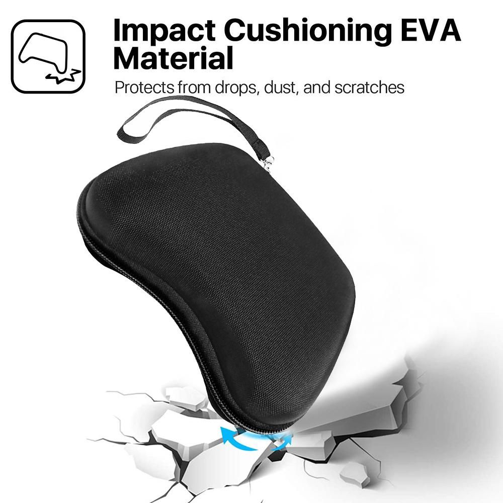 TNP Carrying Travel Storage Case for PS5 Controller, PS4 Controller, Xbox Series X/S/Xbox One Controller, Nintendo Switch Pro Controller Holder Hard Shell Protective Cover EVA Accessories Pocket