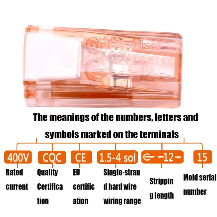10 PCS 602A Wire Quick Connector