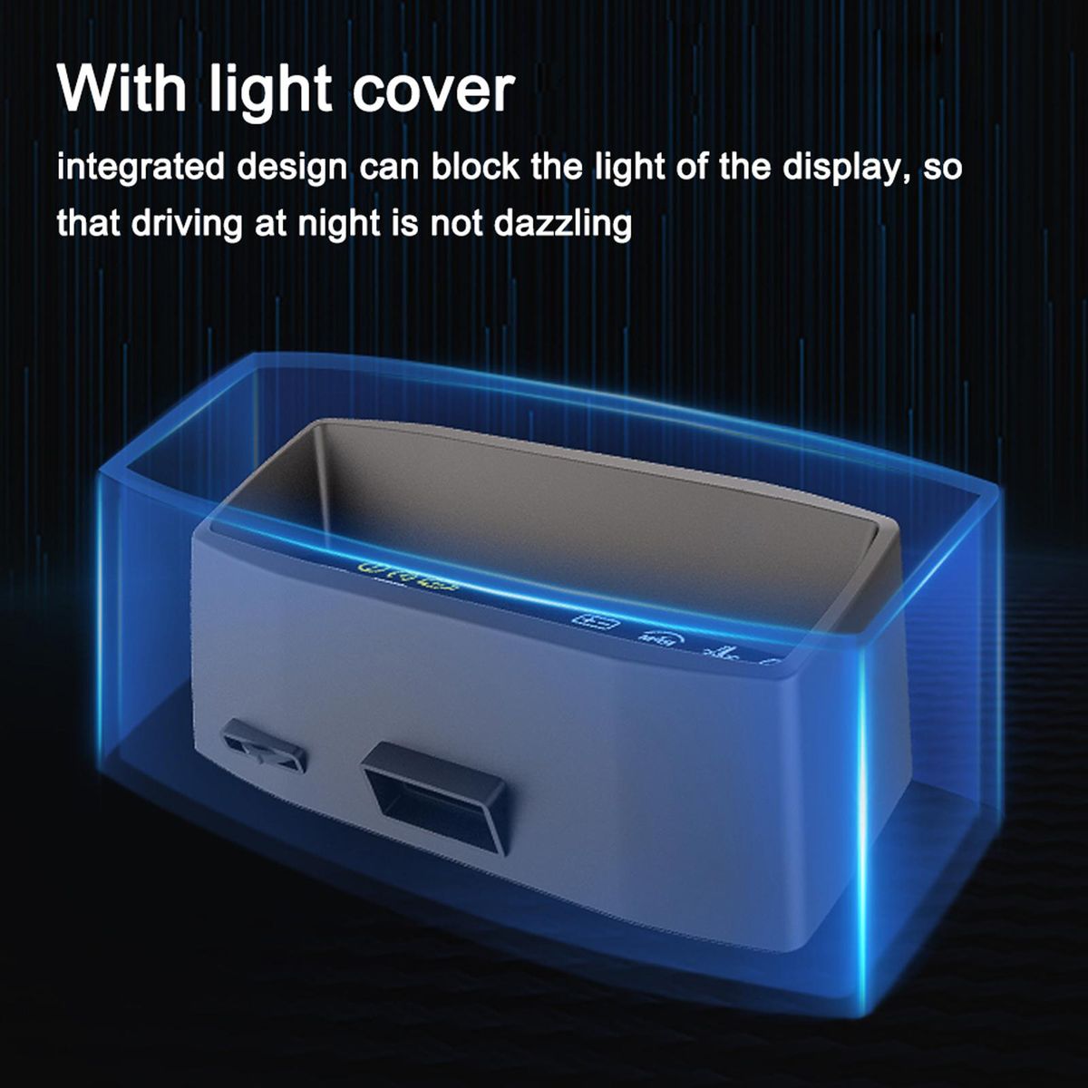 Car Speedometer Digital Display Car Speed Mileage Water Temperature Total Driving Time Meter Car HeadUp Display Car HeadUp Projector