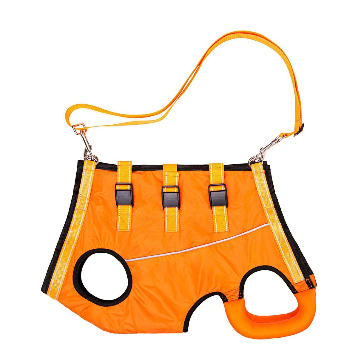 Pet Assistance Harness Adjustable Pet Leg Belt Orange