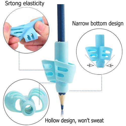 3 Pieces/Set Two-Fingered Writing Grips