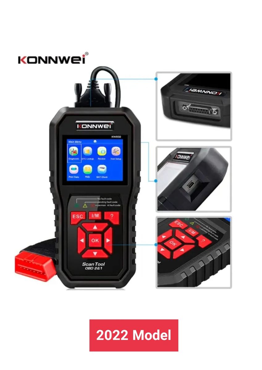 KW850 OBD2 AUTO CAR SCANNER -NEXT GENERATION MODEL