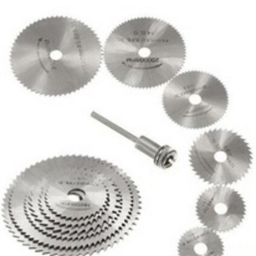 7P S/SET Circular Essories For Wood Rotary Tools-silver