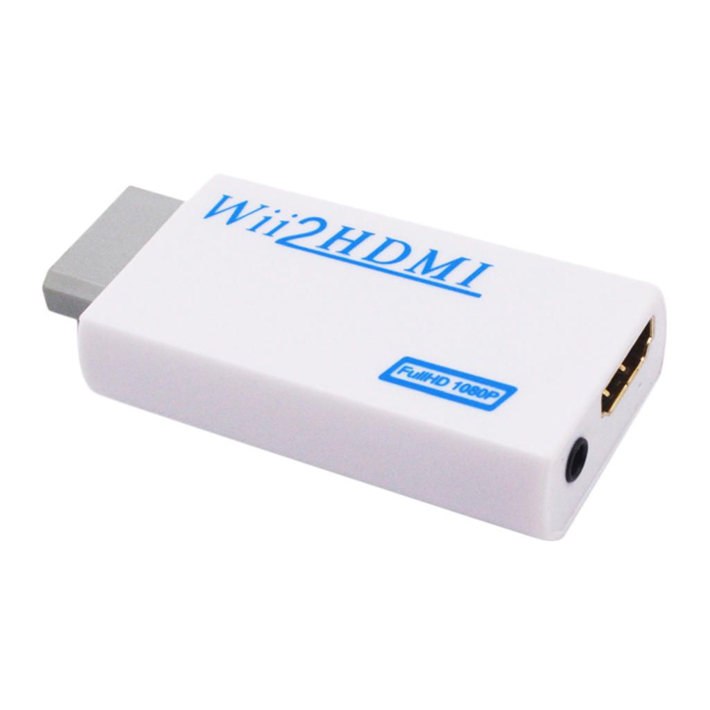 Full HD Wii To HDMI 1080P Upscaling Converter Adapter W/ 3.5mm Audio
