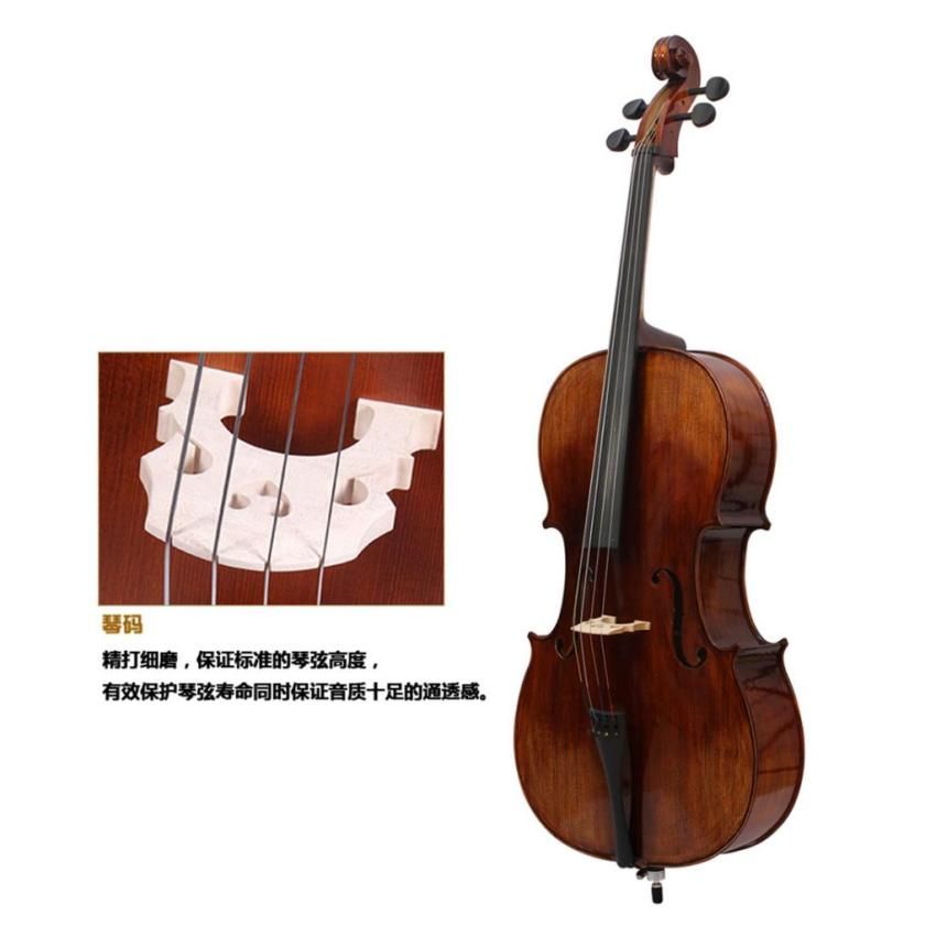 Fine Maple Cello Bridge 3/4 4/4 1/4 1/2 1/8 Size Cello Accessory Wood