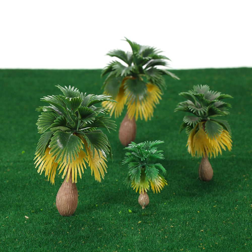 15pcs Miniature Landscape Scenery Layout Model Train Palm