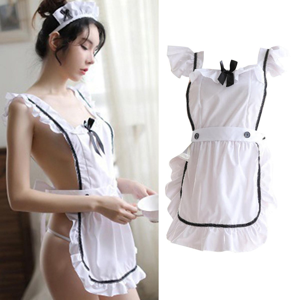 Cosplay Costume  Skirt For Ladies Lover No Maid Apron