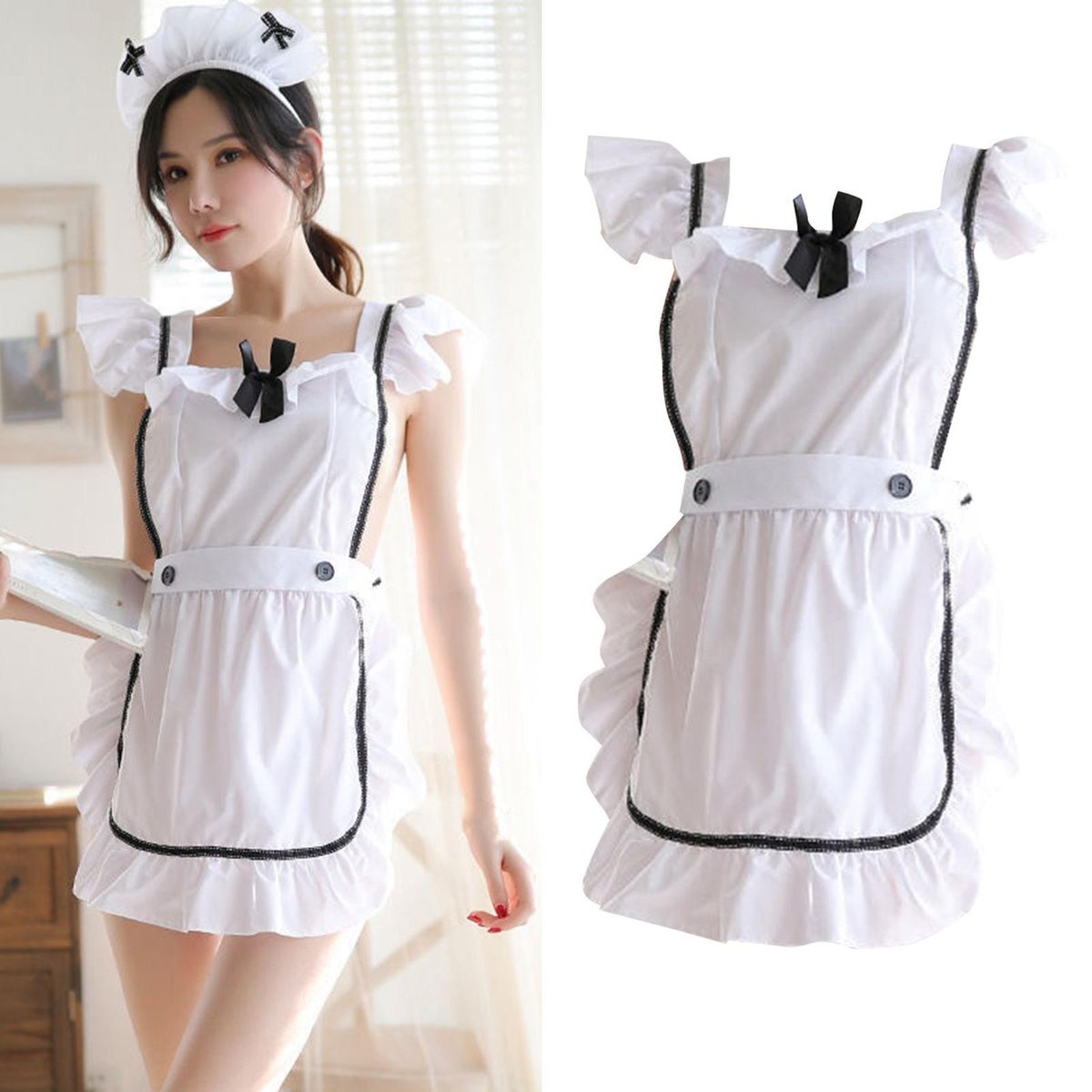 Cosplay Costume  Skirt For Ladies Lover No Maid Apron