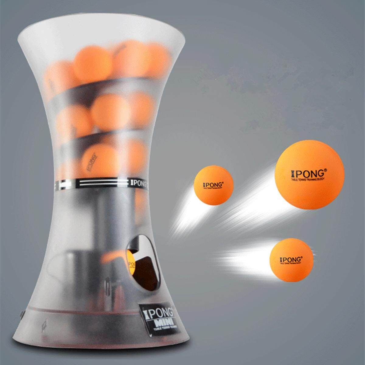 Portable Ping Pong Table Tennis Robot Trainer Automatic Ball Machine Children