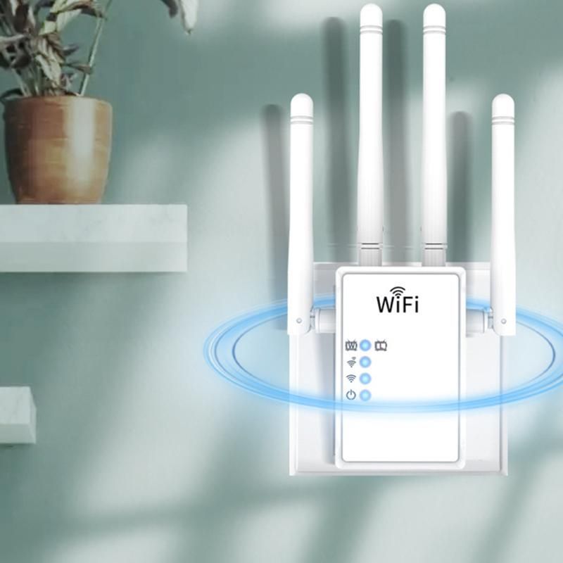 WIFI signal amplifier 5G dual-band intensifier Gigabit 1200M router