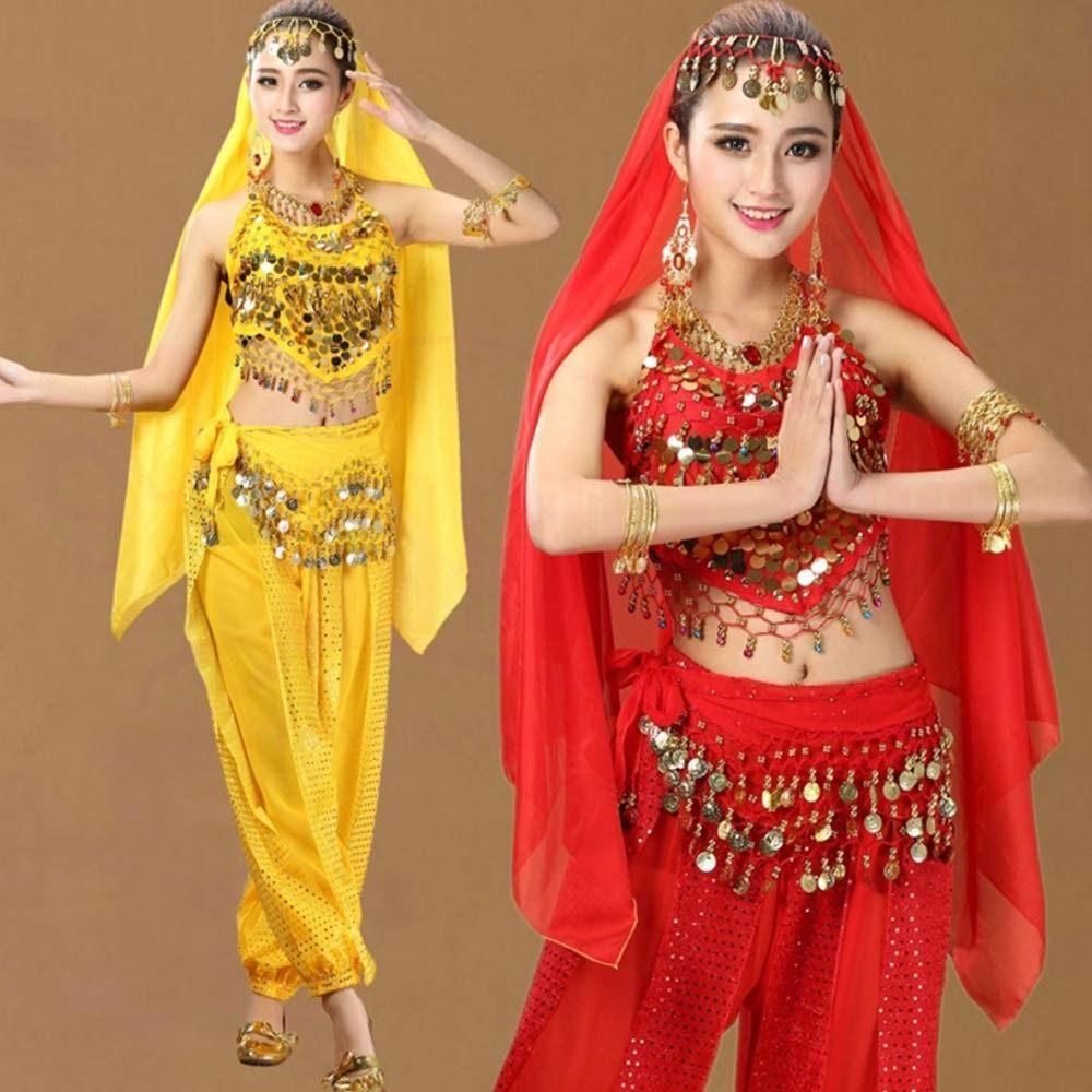 Thailand/India/Arab Dancer Skirt Women Sexy Belly Dance Hip Scarf Wrap Belt Dancer Skirt Female Show Costumes Sequins Tassels