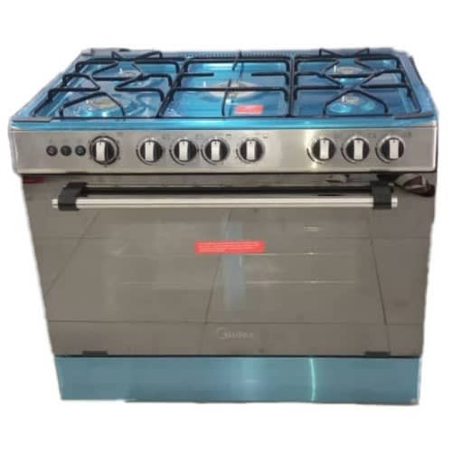 Mediafly 5 Burners Gas Cooker - 90 X 60 cm