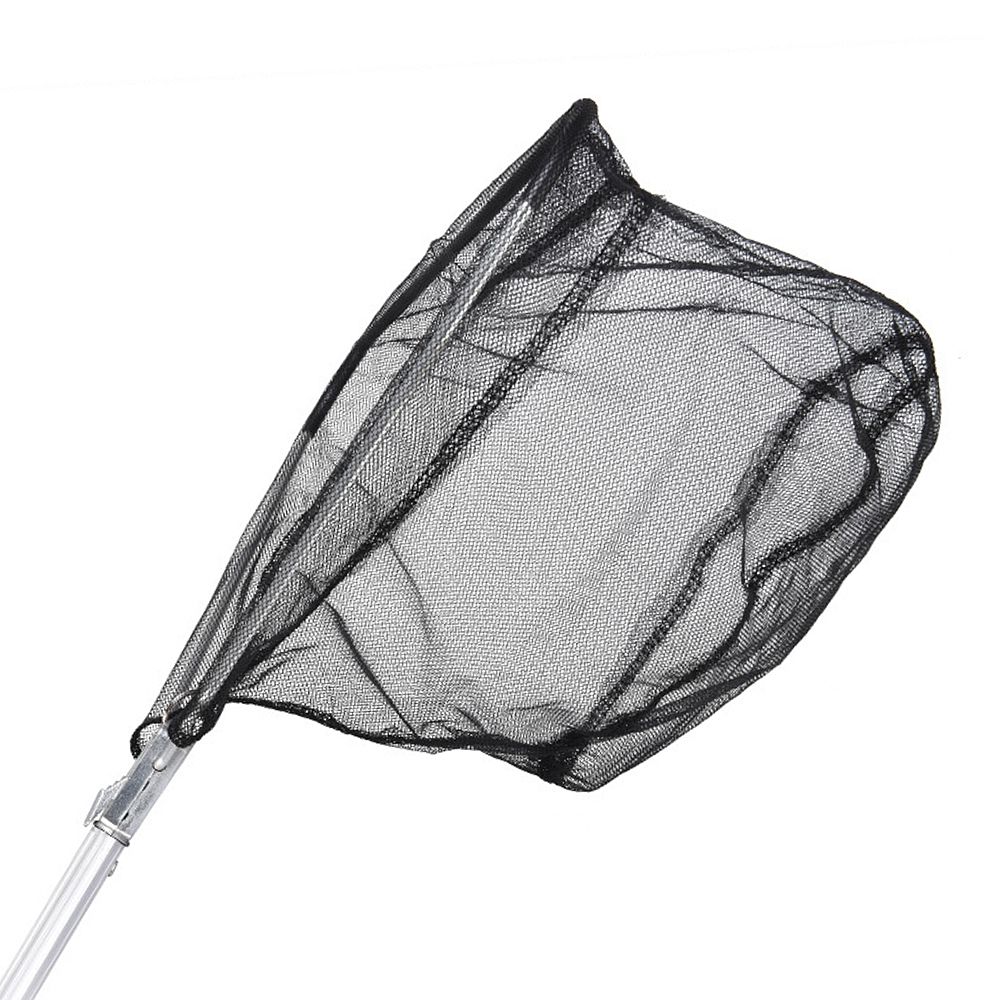 Folding Fish Landing Net Collapsible Triangular Fly Fishing