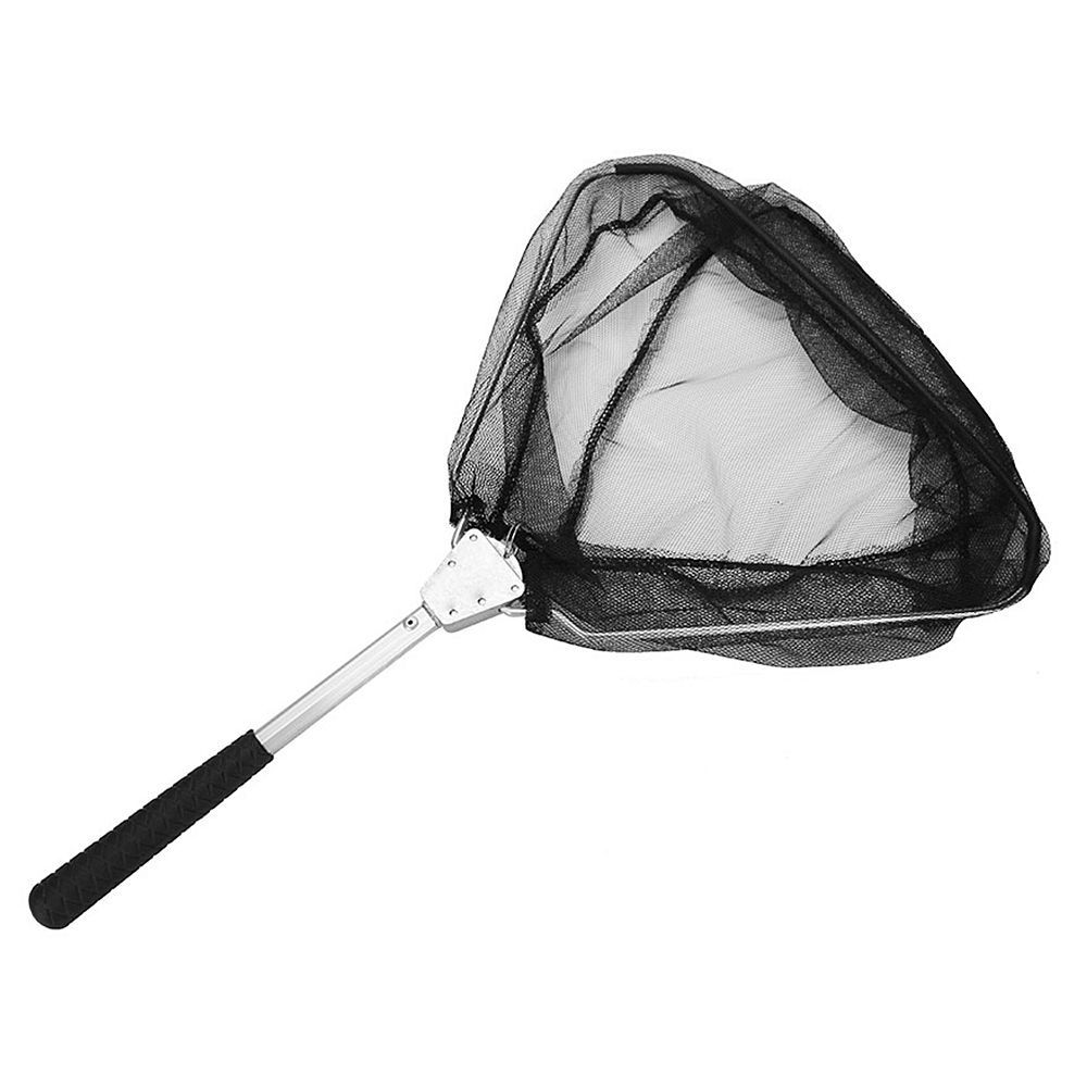 Folding Fish Landing Net Collapsible Triangular Fly Fishing