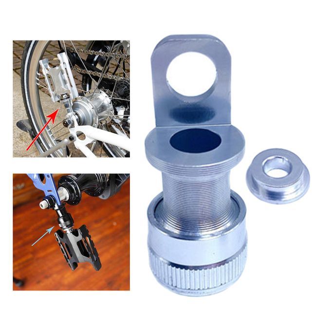 Fast Pedal Quick Release Buckle Holder For Folding Bike Pedal Silver