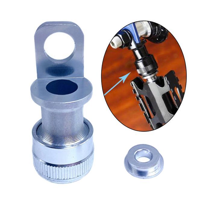 Fast Pedal Quick Release Buckle Holder For Folding Bike Pedal Silver