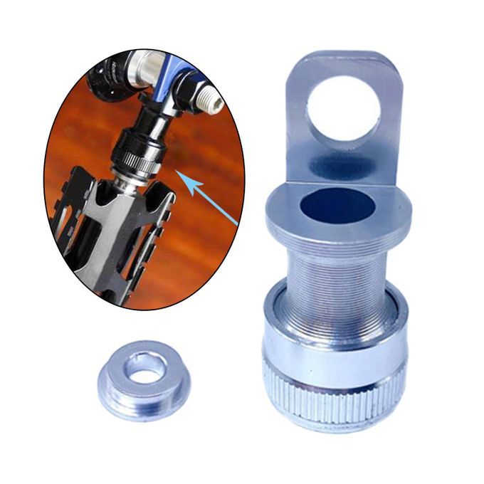 Fast Pedal Quick Release Buckle Holder For Folding Bike Pedal Silver