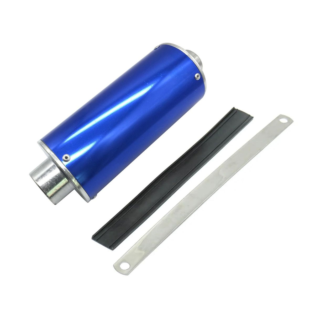 50cc 110cc 125cc 140cc Pit Bike Dirt Bike Exhaust Decorate Pipe 28mm - Blue