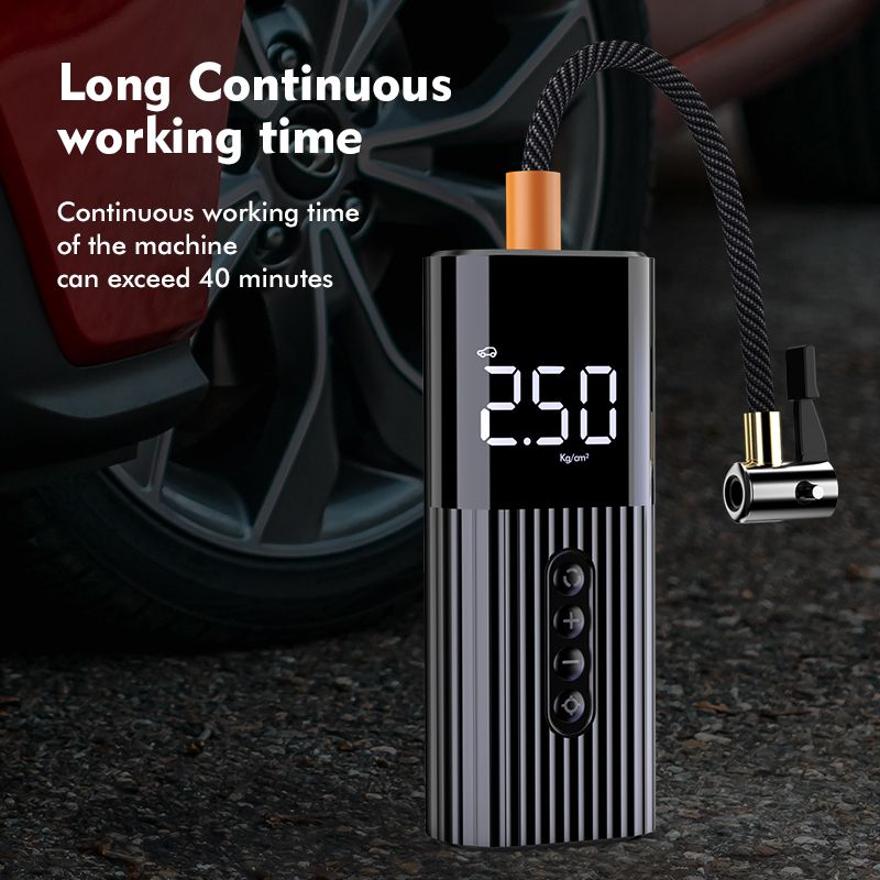 Protable Electric Car Air Compressor Auto Pump Mini Tire Inflator Tyre Pump High Pressure For Cars Motorcycle Bikes Mattress