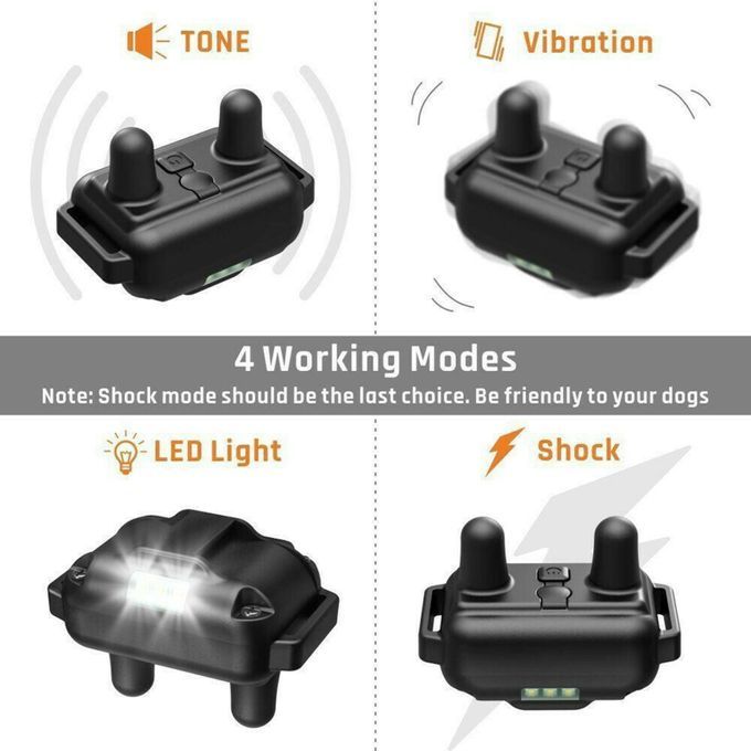 Pet Dog Shock Training Collar Hunting Trainer Remote Control LCD 875