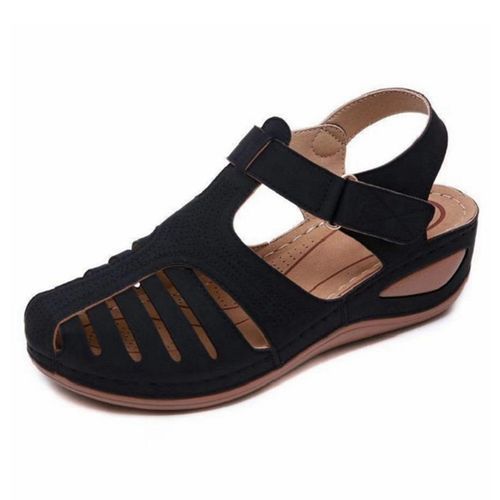 Ladies Fashion Hole Shoes Roman Shoes Casual Sandals