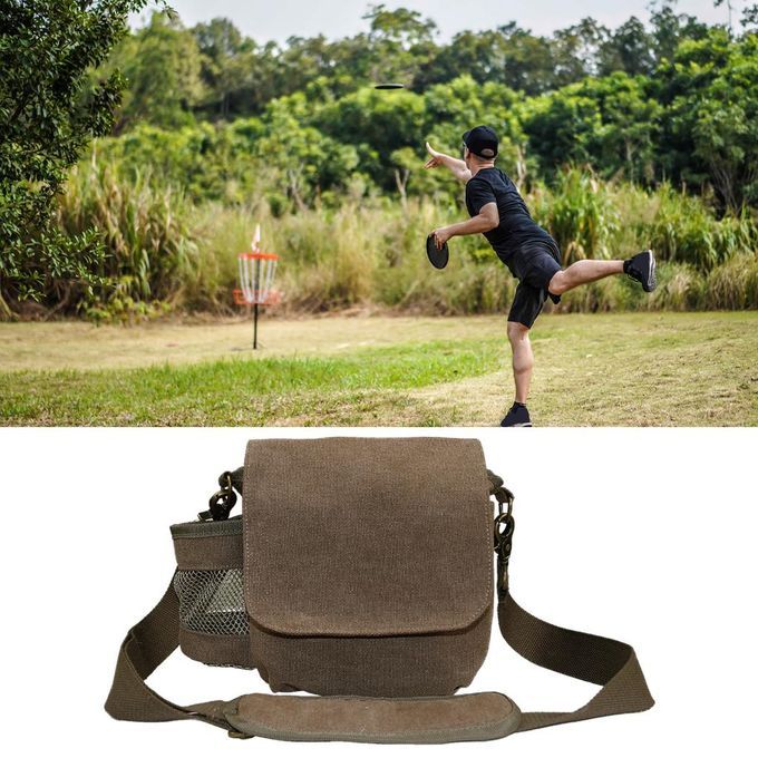 Disc Bags With Bottle Holder Accessories Golf Disc Bag For Khaki