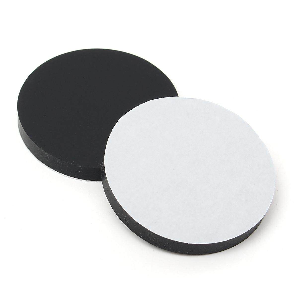 New 20 PCS 32mm Round Bases Black Antiskid Silico Model Bases For Wargames