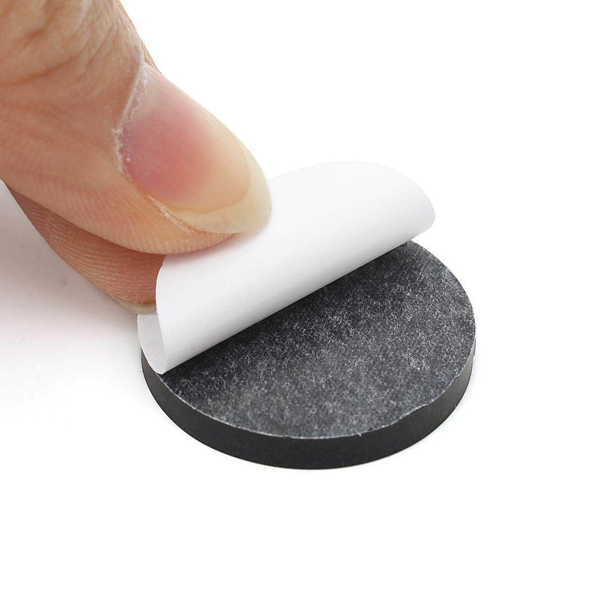 New 20 PCS 32mm Round Bases Black Antiskid Silico Model Bases For Wargames