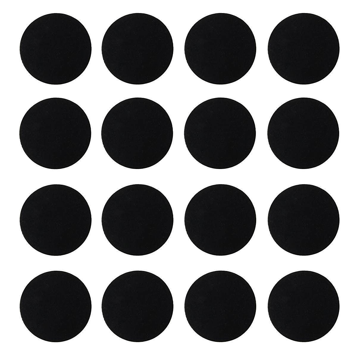 New 20 PCS 32mm Round Bases Black Antiskid Silico Model Bases For Wargames