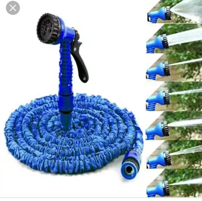 Retractable Garden Watering Hose Pipe With Gun (200ft)