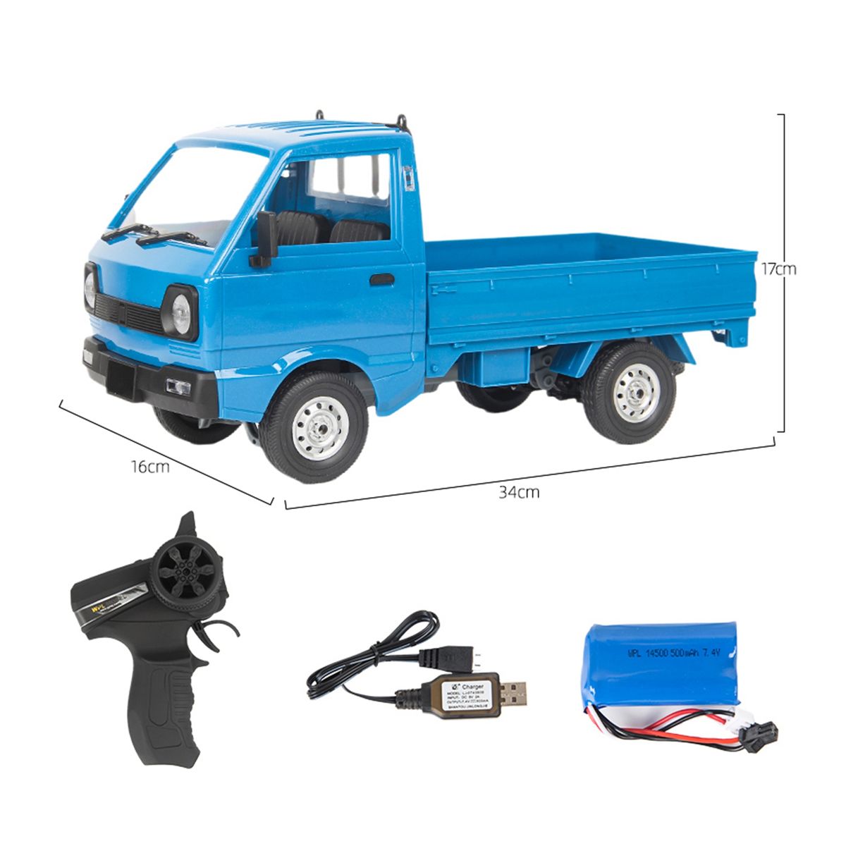 1/10 Truck D12 4CH Remote Control For WPL Climbing Car For Kids Adults Car