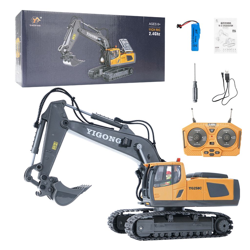 Car 1:20 Excavator 2.4G Remote Control Engineering Vehicle Crawler